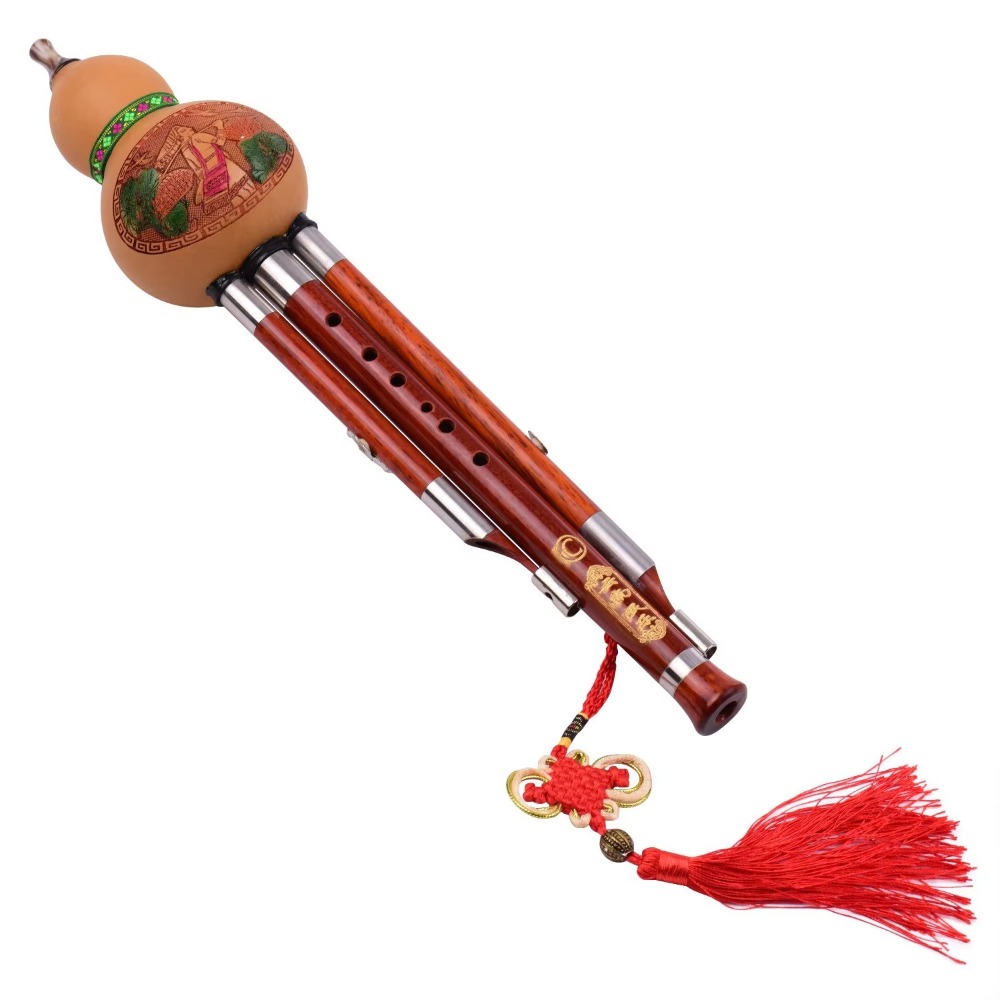 Musical Instrument Music - Trójtonowa fletka hulusi w stroju C,