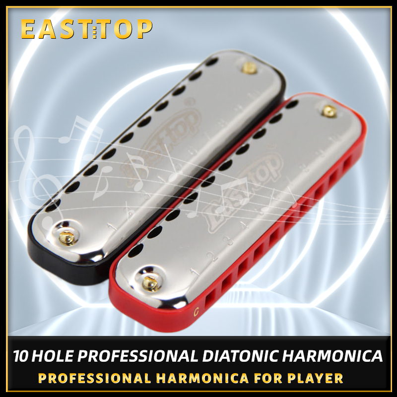 Musical Instrument Lute - EASTTOP harmonijka Blues harfa klucz C