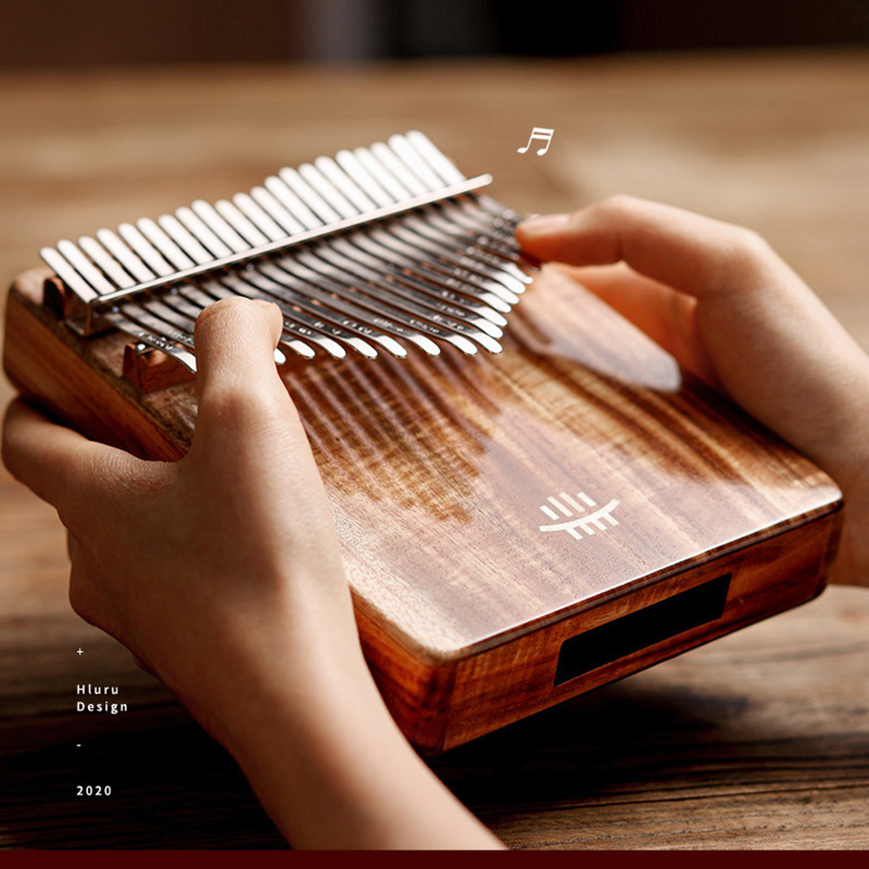 Musical Instrument Names - Hluru Kalimba 17 klawiszy z otworem