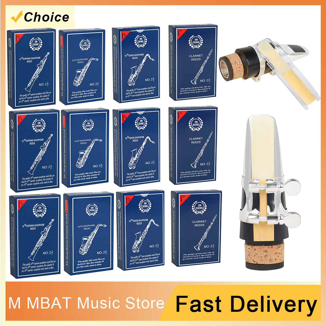 Musical Instrument Euphonium - 10/20 szt. Stroiki do saksofonu sopranowego/alto/tenorowego/klarnetu