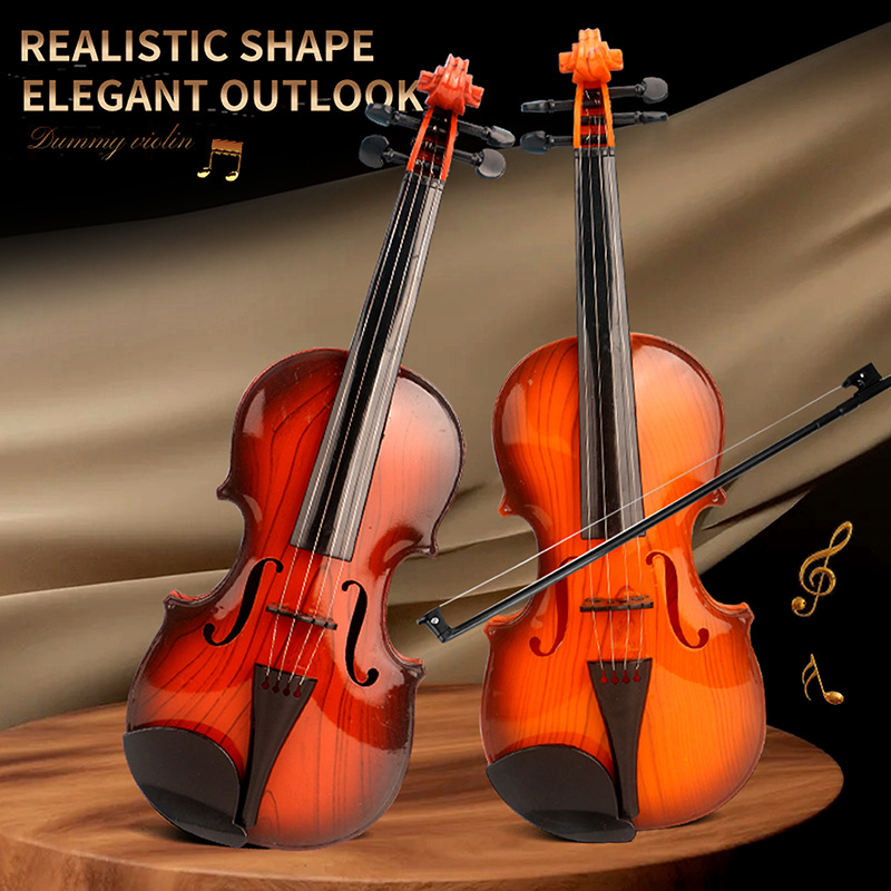 Musical Instrument Names - Akustyczne skrzypce zabawki regulowane struny symulacja