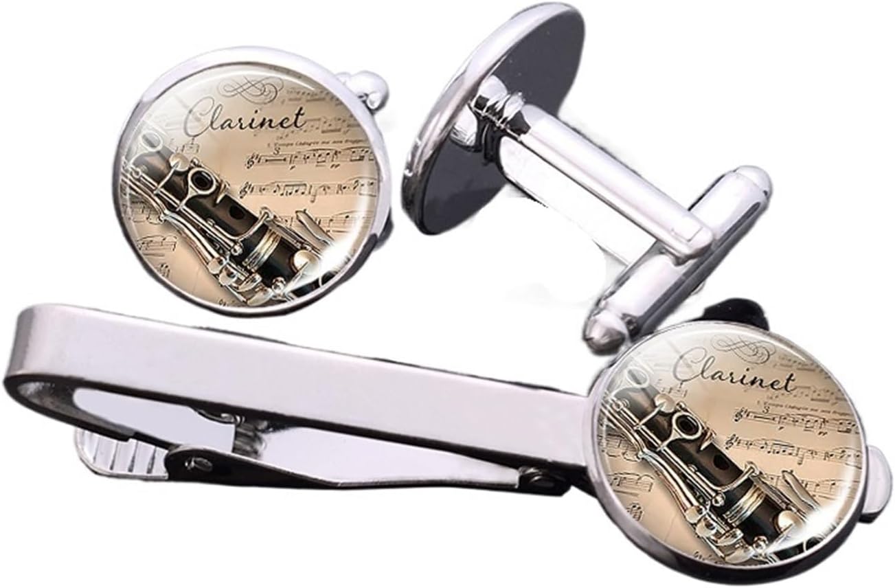 4 zestawy, męska biżuteria z m – Musical Instrument Glass recenzja i cena
