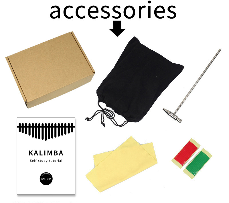 Kolorowe 21 Key Kalimba Kids C – Musical Instruments Cartoon recenzja i cena