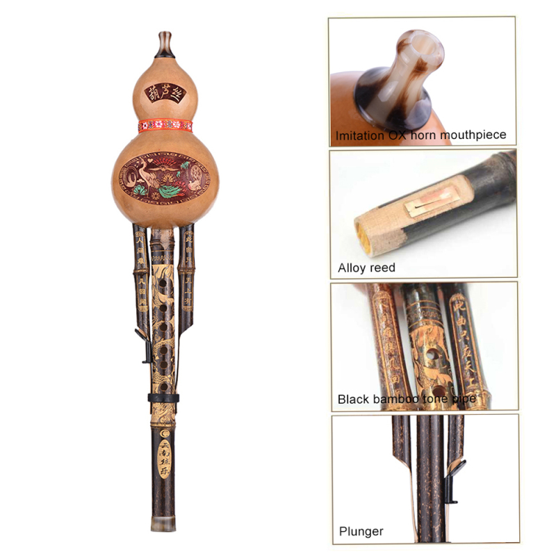 Chiński ręcznie robiony czarny – Musical Instrument Lute recenzja i cena