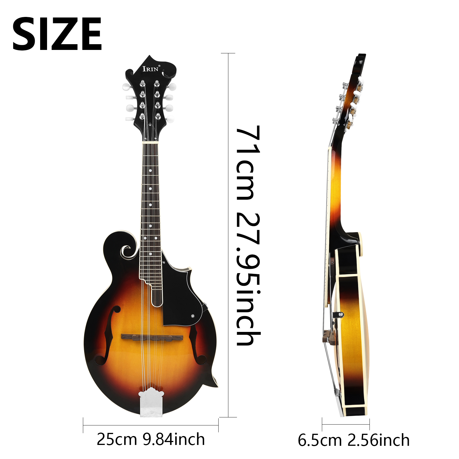 Mandolina 8-strunowa typu F, z – Mandolin A Style recenzja i cena