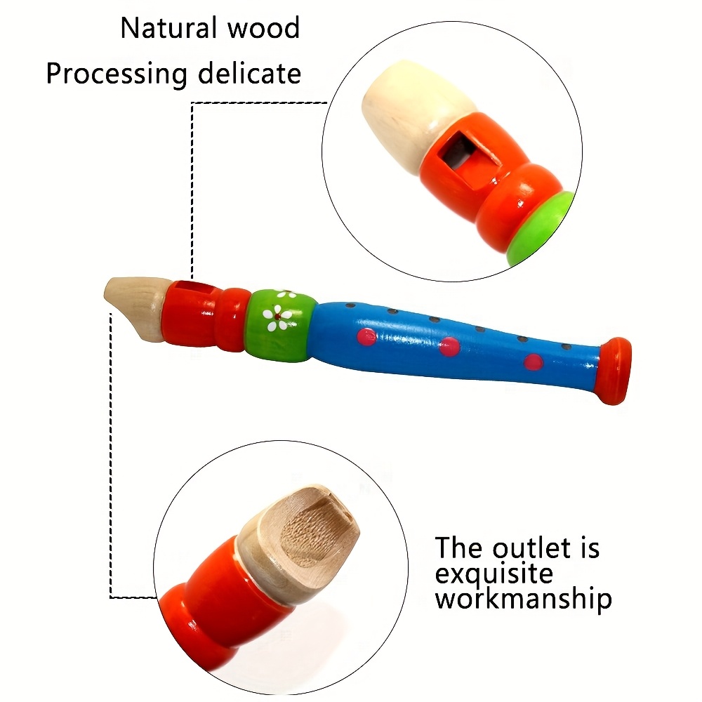 1 szt. Drewniany Flet 6-otworo – Musical Instrument Piccolo recenzja i cena