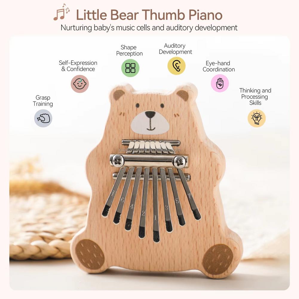 8-klawiszowa Mini Kalimba Prze – Musical Instruments Cartoon recenzja i cena