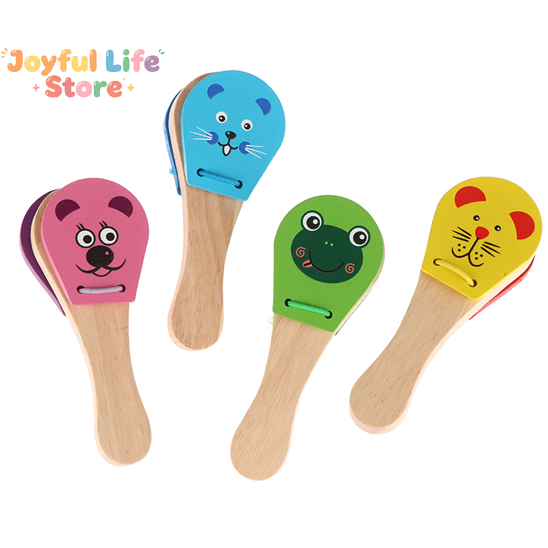 Drewniane kastanety dla dzieci – Musical Instruments Cartoon recenzja i cena