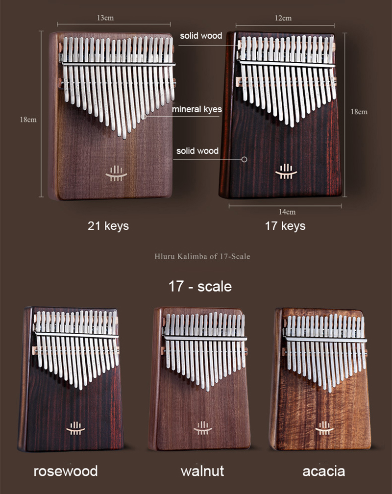 Hluru Kalimba 17 klawiszy z ot – Musical Instrument Names recenzja i cena
