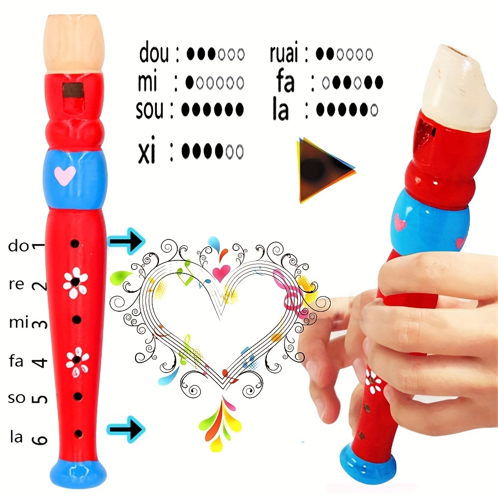 1 szt. Drewniana Fletka 6-otwo – Musical Instrument Piccolo recenzja i cena