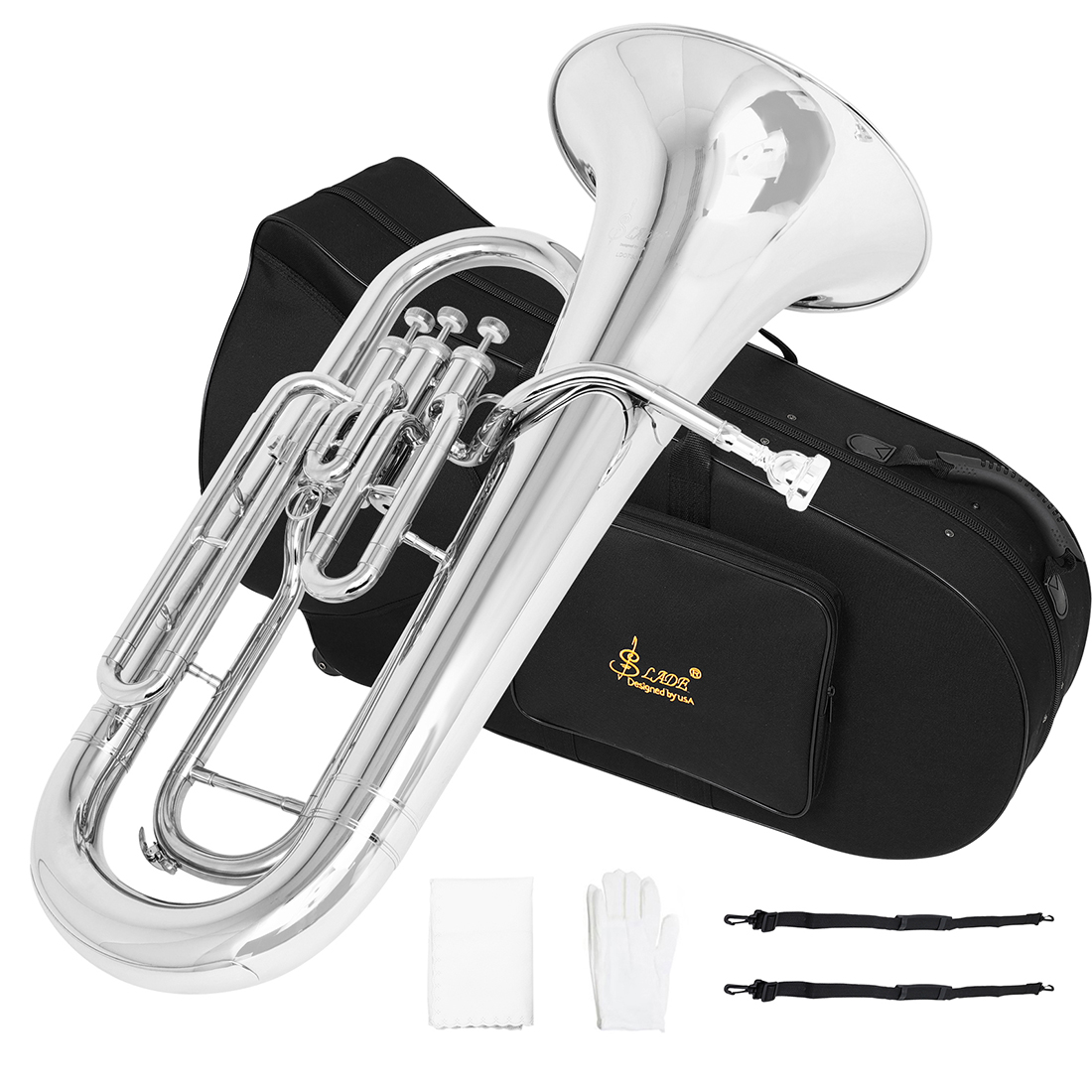 Eufonium SLADE B Flat, 3-klapo – Musical Instrument Euphonium recenzja i cena