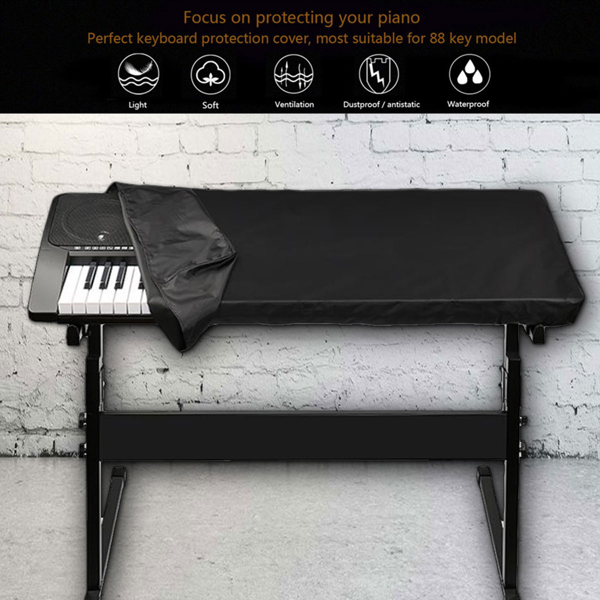 Pokrowiec na pianino elektroni – Musical Instrument Names recenzja i cena