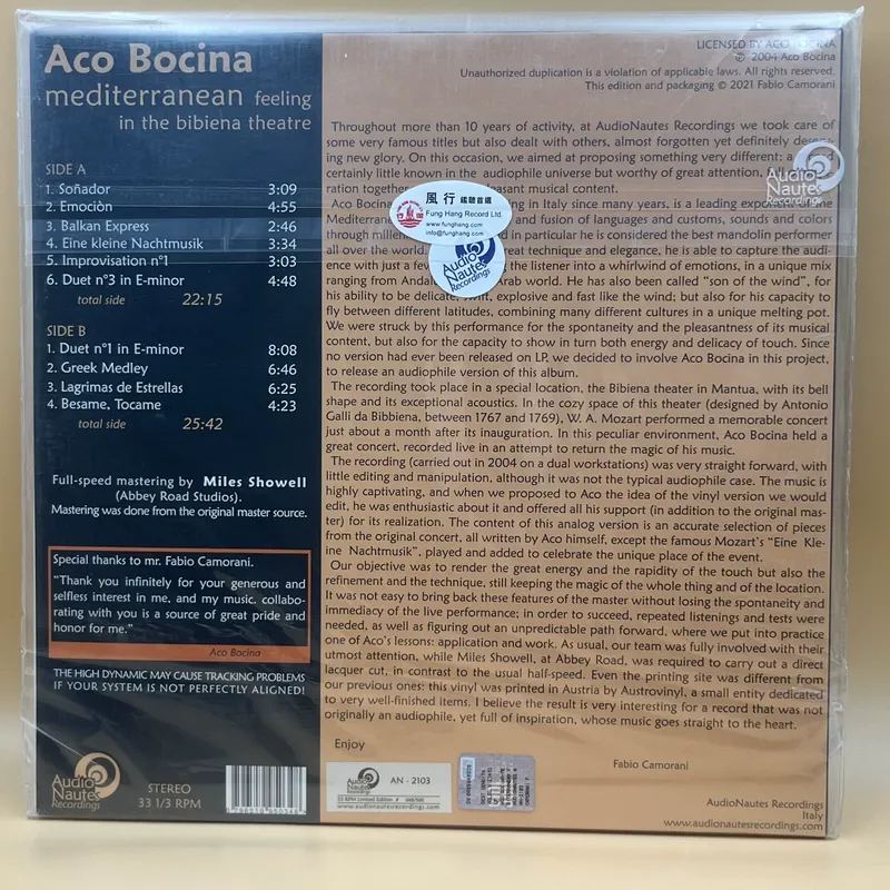 Płyta winylowa LP Pop Aco Boci – Mandolin A Style recenzja i cena